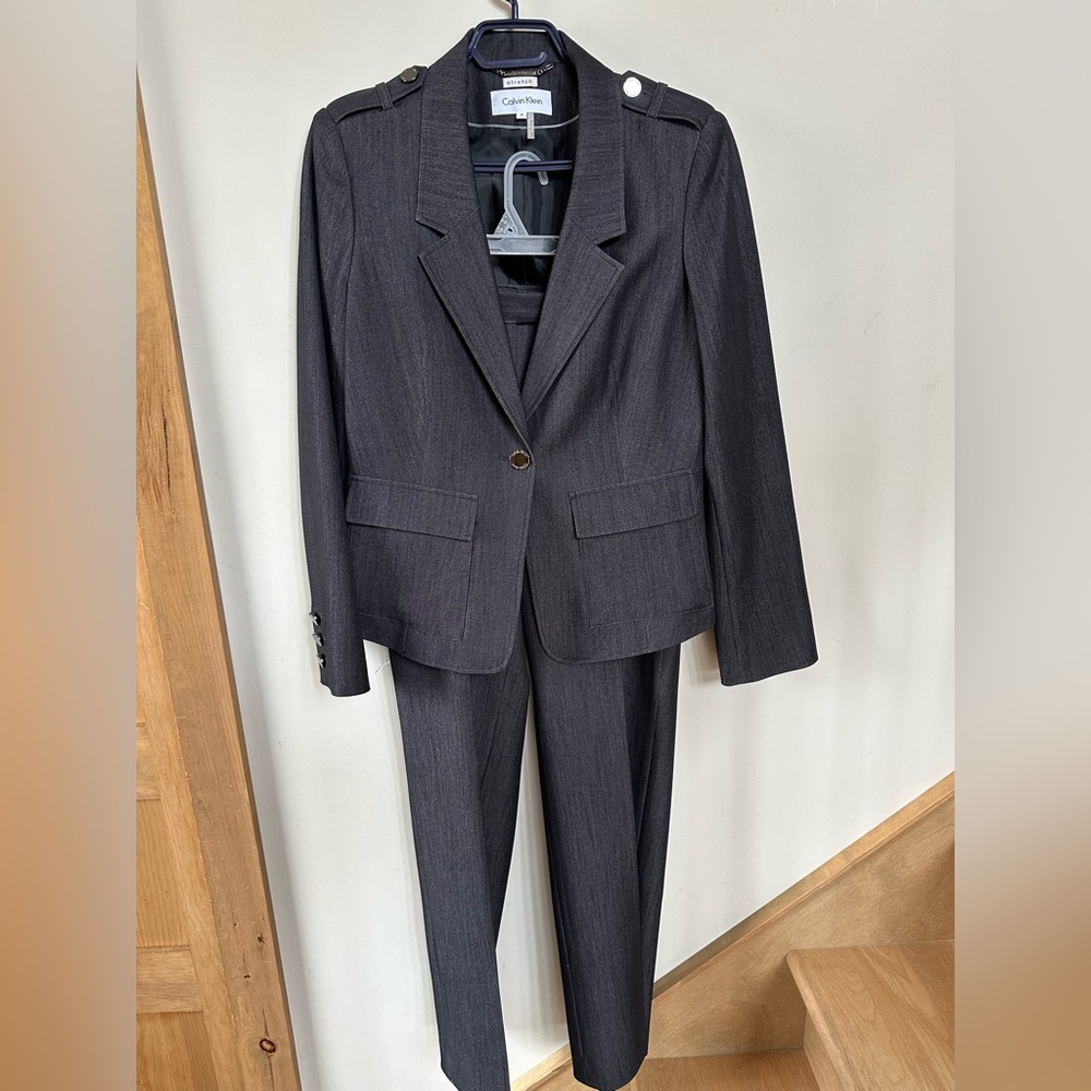 Calvin Klein Women's Blazer and Trousers suit